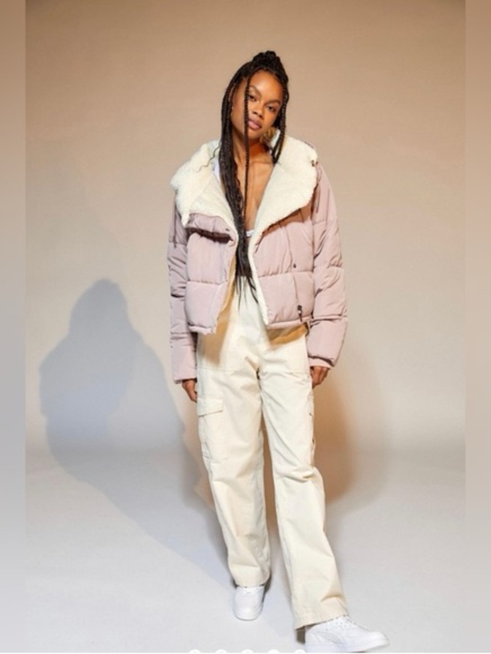 NEW NWT Urban Outfitters BDG Marlow cropped puffer jacket